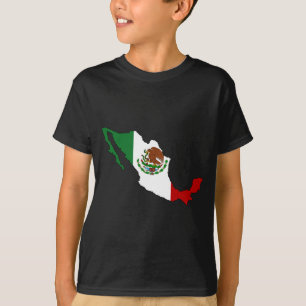 Mexicaanse vlag t-shirt
