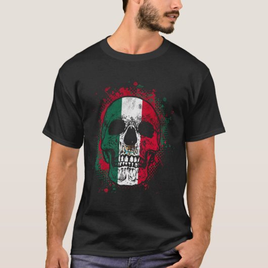 Mexicaanse vlag t-shirt (Voorkant)