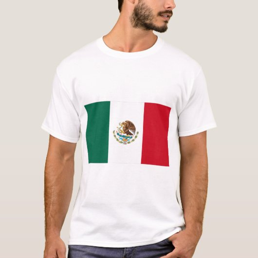 Mexicaanse vlag t-shirt (Voorkant)