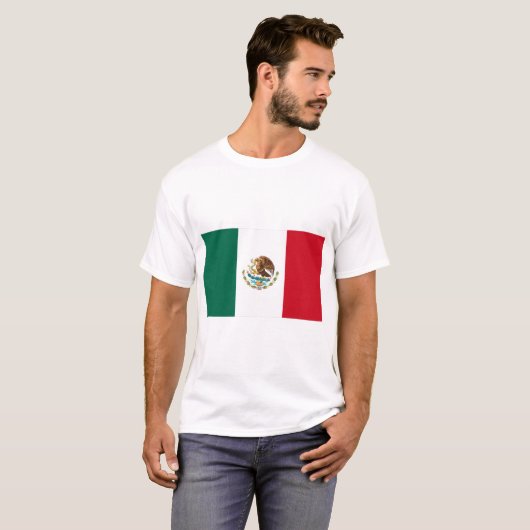 Mexicaanse vlag t-shirt (Voorkant volledig)