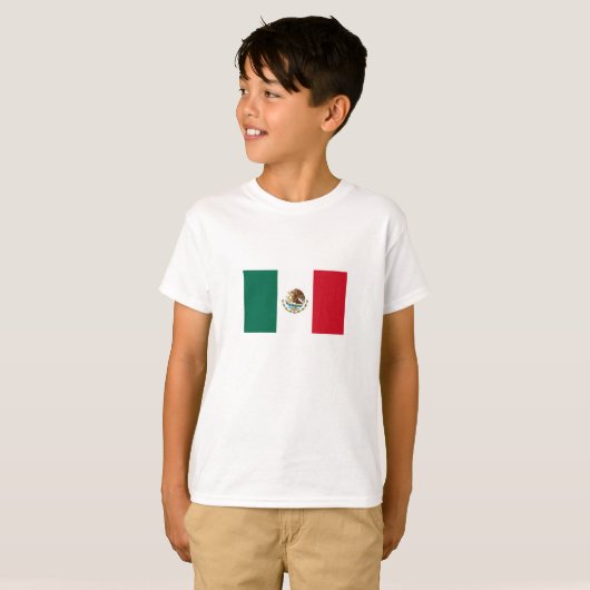 Mexicaanse vlag t-shirt (Voorkant volledig)