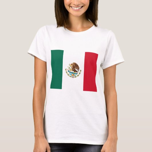 Mexicaanse vlag t-shirt (Voorkant)