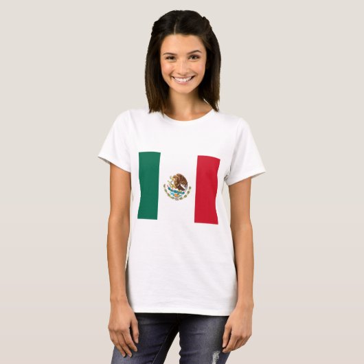 Mexicaanse vlag t-shirt (Voorkant volledig)