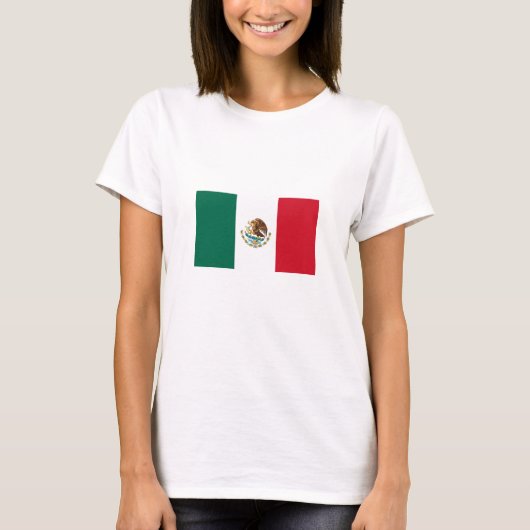 Mexicaanse vlag t-shirt (Voorkant)