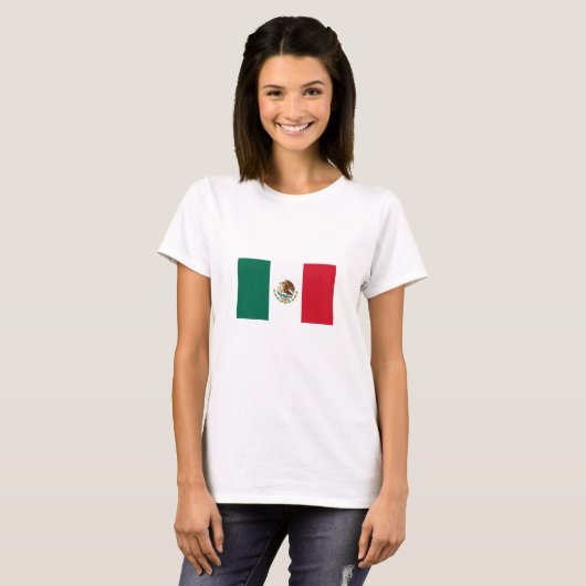 Mexicaanse vlag t-shirt (Voorkant volledig)