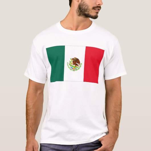 Mexicaanse vlag t-shirt (Voorkant)