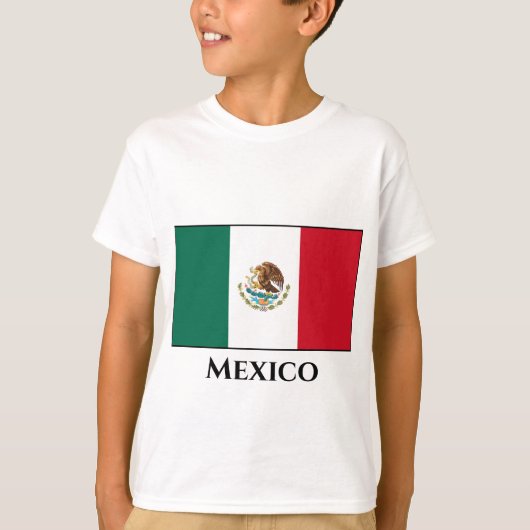 Mexicaanse vlag t-shirt (Voorkant)