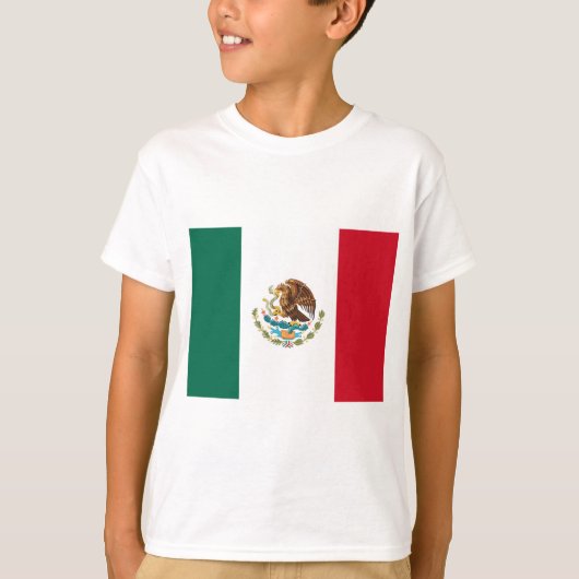 Mexicaanse vlag t-shirt (Voorkant)