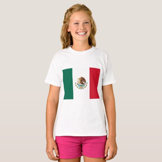 Mexicaanse vlag t-shirt (Voorkant volledig)