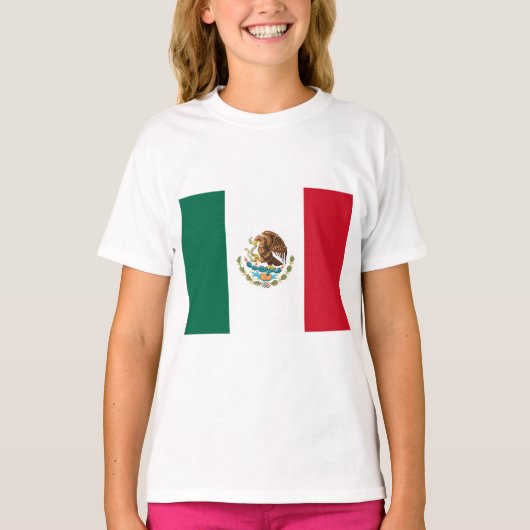 Mexicaanse vlag t-shirt (Voorkant)