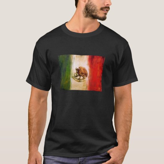 Mexicaanse vlag T-shirt (Voorkant)