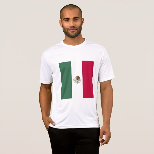 Mexicaanse vlag t-shirt (Voorkant volledig)