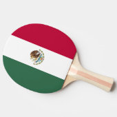 Mexicaanse vlag tafeltennisbatje (Zijkant)