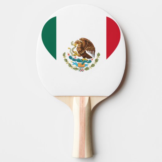 Mexicaanse vlag tafeltennisbatje (Voorkant)