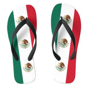 Mexicaanse vlag teenslippers