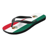 Mexicaanse vlag teenslippers (Schuin)