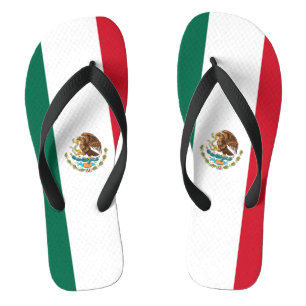 Mexicaanse vlag teenslippers