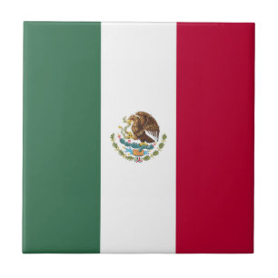 Mexicaanse vlag tegeltje
