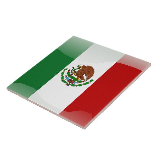 Mexicaanse vlag tegeltje (Zijkant)