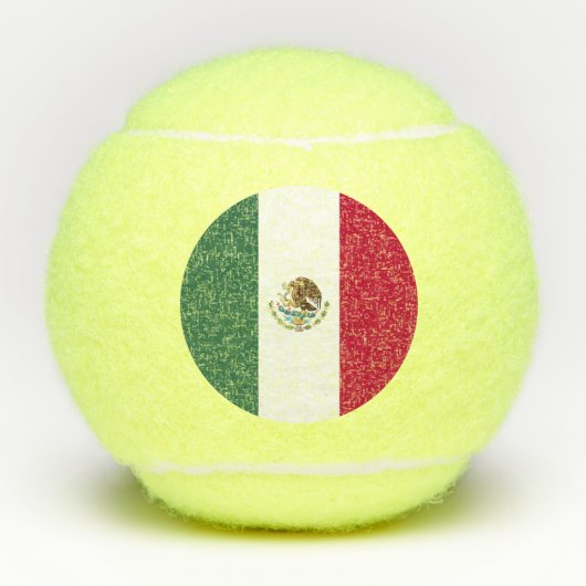 Mexicaanse vlag tennisballen (Voorkant)