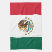 Mexicaanse vlag theedoek (Verticaal)