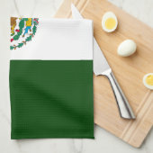 Mexicaanse vlag theedoek (Quarter Fold)