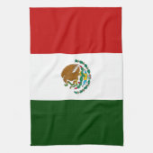 Mexicaanse vlag theedoek (Verticaal)