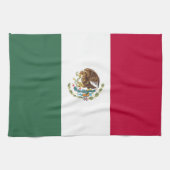 Mexicaanse vlag theedoek (Horizontaal)