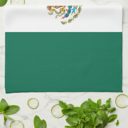Mexicaanse vlag theedoek (Gevouwen)