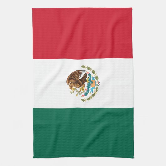 Mexicaanse vlag theedoek (Verticaal)