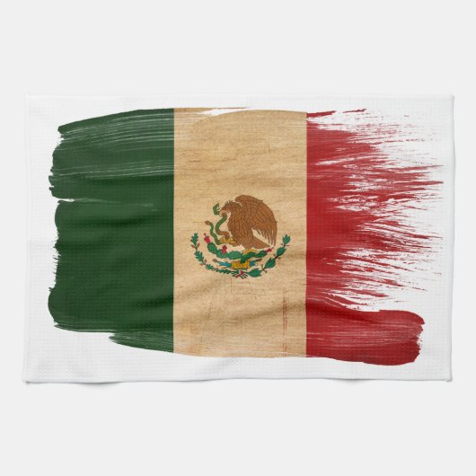 Mexicaanse vlag theedoek (Horizontaal)