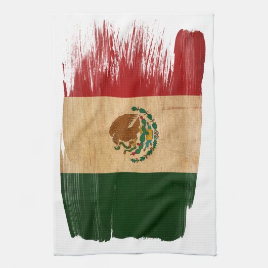 Mexicaanse vlag theedoek (Verticaal)