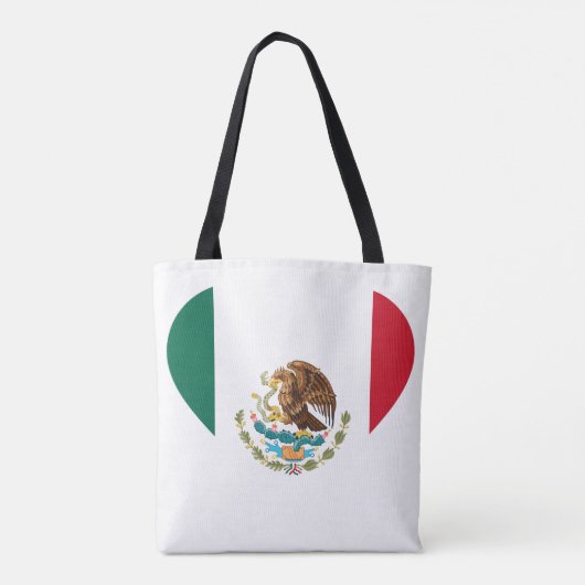 Mexicaanse vlag tote bag (Achterkant)