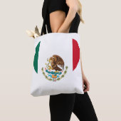 Mexicaanse vlag tote bag (Dichtbij)