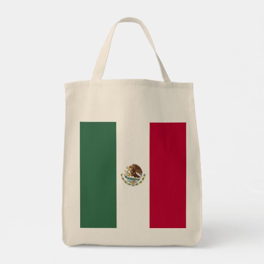 Mexicaanse vlag tote bag (Achterkant)