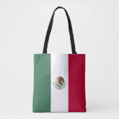 Mexicaanse vlag tote bag (Voorkant)