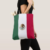 Mexicaanse vlag tote bag (Dichtbij)
