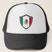 Mexicaanse vlag trucker hoed pet (Voorkant)