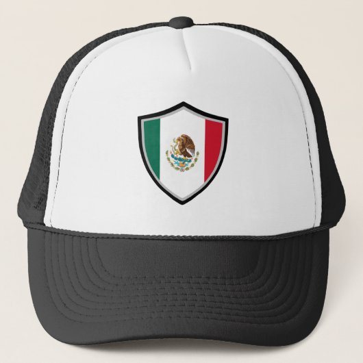 Mexicaanse vlag trucker hoed pet (Voorkant)