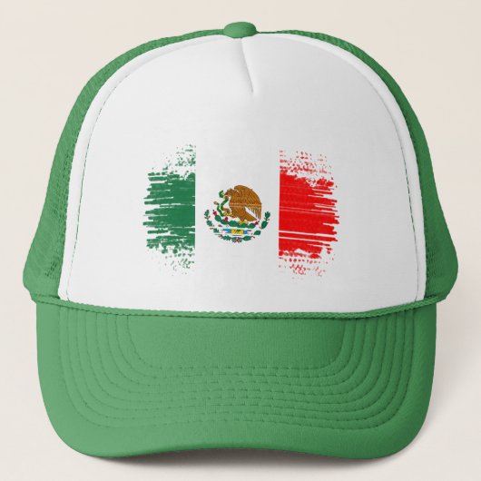 Mexicaanse vlag trucker pet (Voorkant)