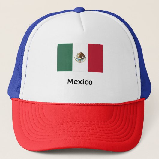Mexicaanse vlag trucker pet (Voorkant)