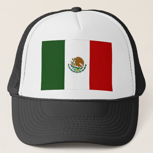 Mexicaanse vlag trucker pet (Voorkant)