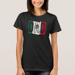 Mexicaanse Vlag Vaderdag Pride Mexicaanse vader T-shirt