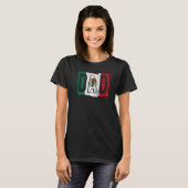 Mexicaanse Vlag Vaderdag Pride Mexicaanse vader T-shirt (Voorkant volledig)
