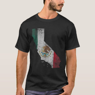Mexicaanse vlag van Californië T-shirt