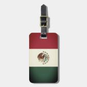  Mexicaanse vlag van Mexicaanse bagagelabels (Voorkant verticaal)