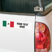 Mexicaanse vlag van Mexicaanse douane-bumpersticke Bumpersticker (Op Truck)