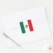 Mexicaanse vlag vierkante sticker (Envelop)