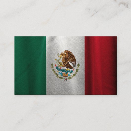 Mexicaanse vlag visitekaartje (Voorkant)