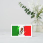 Mexicaanse vlag visitekaartje (Staand voorkant)